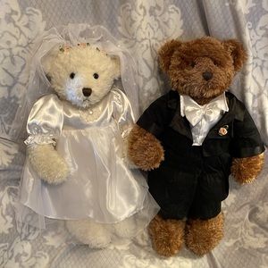 Nobel Excellence Bride and Groom Bears